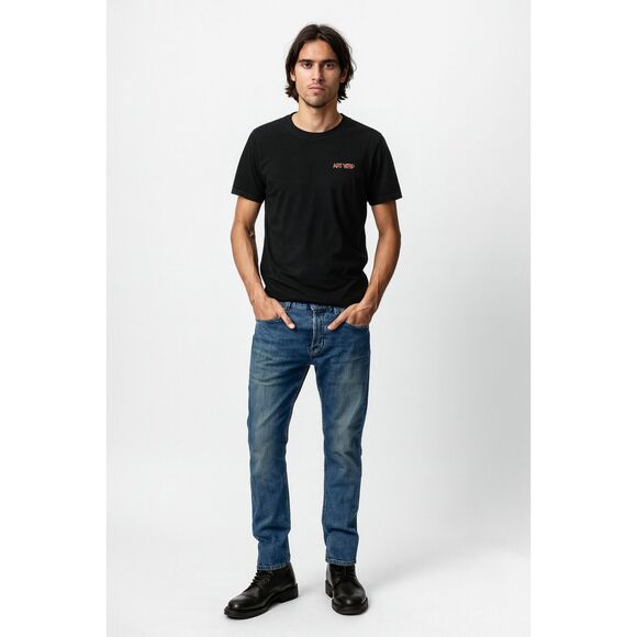 Zadig & Voltaire Blue Straight Leg Denim Jeans Mens Size 32 - Picture 1 of 9